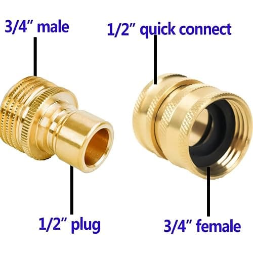 Hourleey M22 Metric Quick Disconnect Kit, 8 Pack