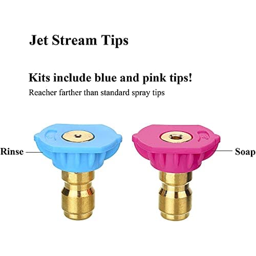 Pressure Washer Quick-Connect Nozzle Kit, 4000PSI, 2-Pack