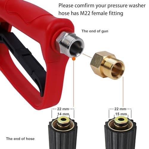 Biswing 4000 PSI Pressure Washer Gun with Foam Cannon