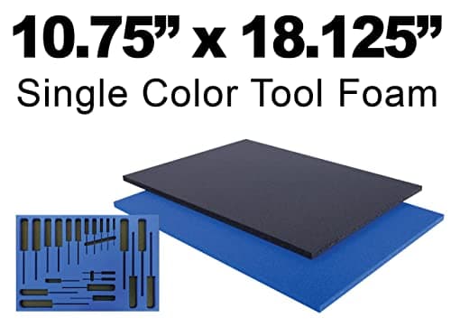 5S Lean Tool Box Organizer 1/2 INCH Thick, Blue (10.75"x18.125")