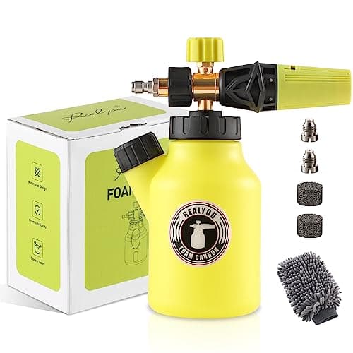 High-Pressure 4500 PSI Foam Cannon with 1/4" Quick Connector and Adjustable Nozzle