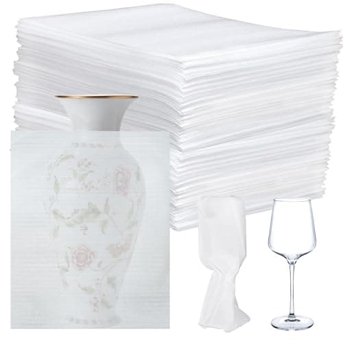 Cushion Foam Wrap Pouches for Protecting Mugs, Cups, Glasses and Dishes - Ideal for Moving and Storage