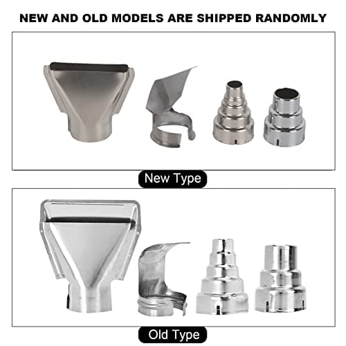 4Pcs Heat Gun Nozzles & Accessories for Mini Electric Heat Guns Industrial Tools Shrink Wrap