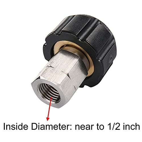 Tool Daily Pressure Washer Adapter - M22 to 1/4" NPT 5000 PSI
