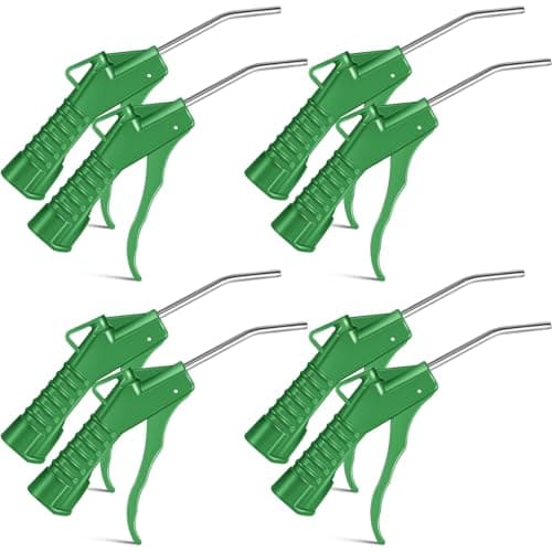 Honoson 8-Piece Power Air Nozzle Blower Gun Kit for Mechanics (Green)