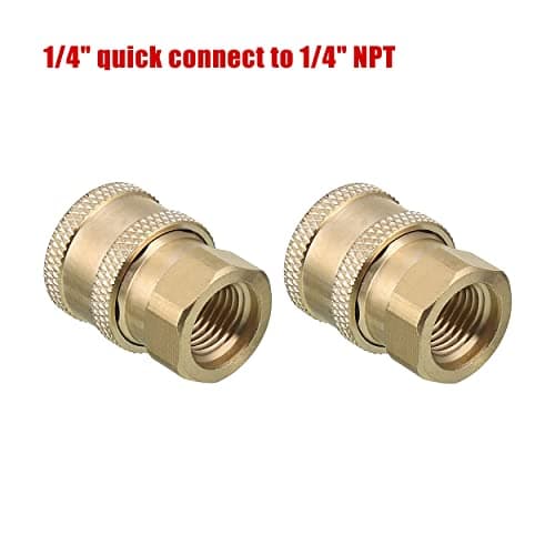 Tool Daily 1/4 Inch Quick Connect Pressure Washer Coupler