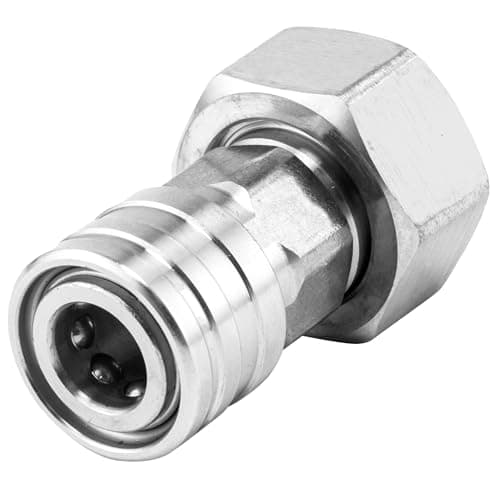 Stainless Steel 3/4" GHT to 1/4" Quick Connect Hose to Pressure Washer Adapter