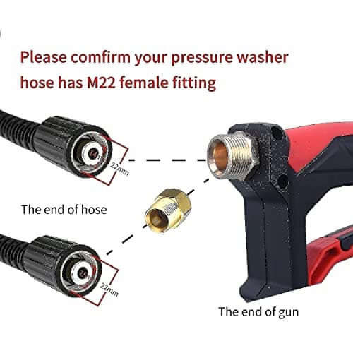 Simplified Tool Daily Short Pressure Washer Gun with Foam Cannon