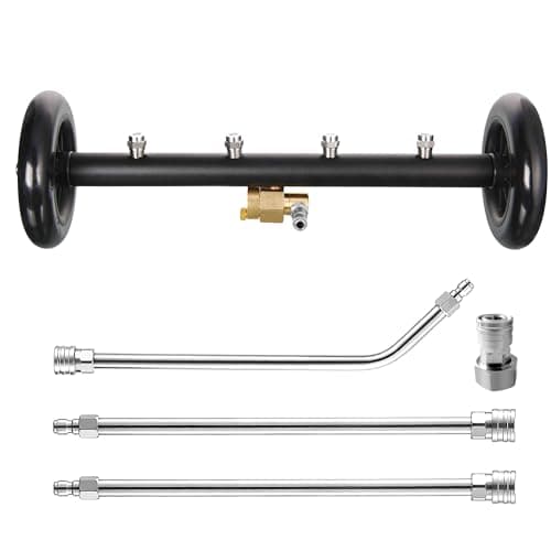 16-Inch Dual-Function Pressure Washer Attachment for Undercarriage Cleaning
