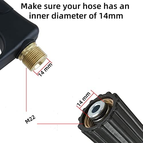 Sooprinse 3000 PSI High Pressure Washer Gun with Quick Connect