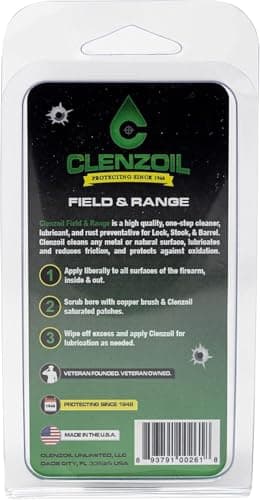 Clenzoil Field & Range Gun Cleaner & Lubricant 1oz Bottle + Precision Needle Oiler