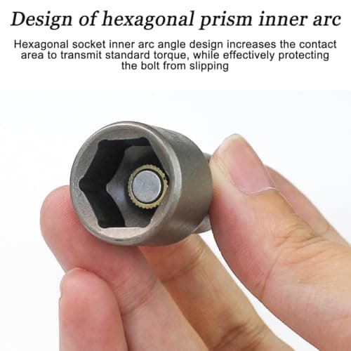 2PCS RV Camper Scissor Jack Socket Bit Set, Magnetic Quick Connect 1/4" Hex Shank Driver Bit