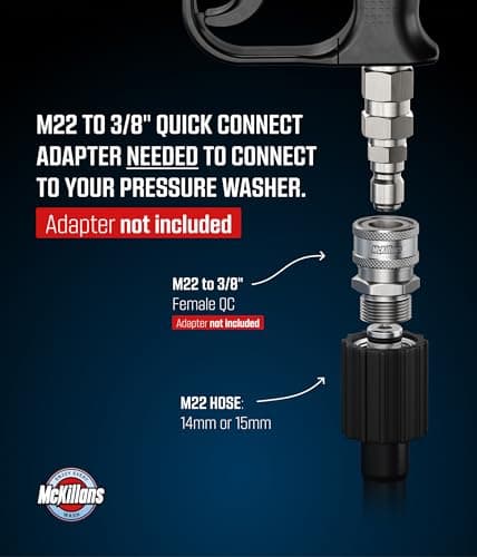 McKillans® High Pressure Washer Gun with Swivel and Quick Connector