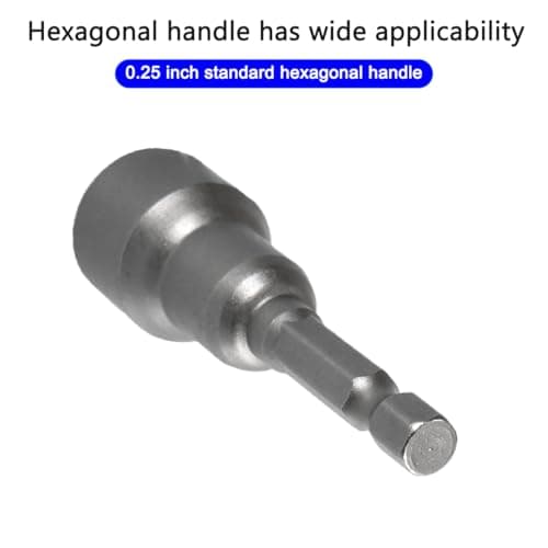 2PCS RV Camper Scissor Jack Socket Bit Set, Magnetic Quick Connect 1/4" Hex Shank Driver Bit