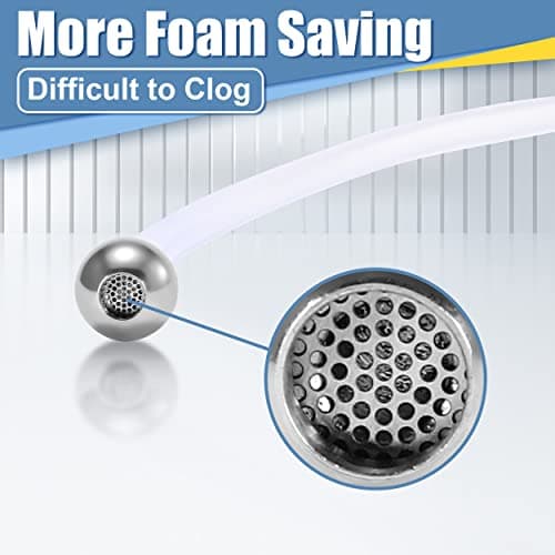 Foam Cannon Tube for Most Foam Lance, 2 Pack Stainless Steel Filter Ball