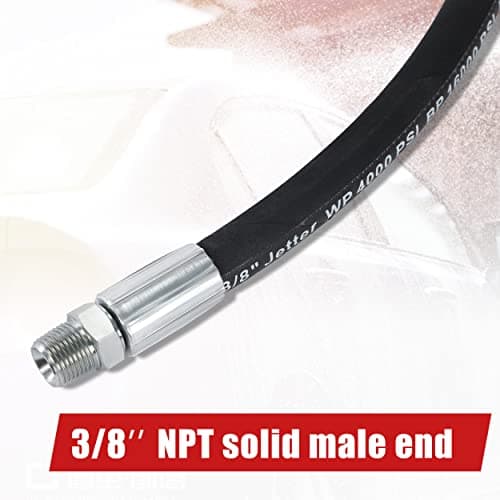 Pressure Washer Whip Hose with Swivel for Pressure Washing