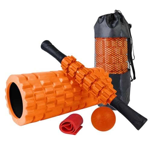 Deep Tissue Massage Set for Whole Body (Orange-Black)