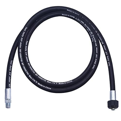 Tool Daily Pressure Washer 8 FT Whip Hose with Swivel Reel Connector