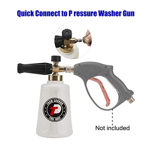 Daily Pressure Washer Gun with Wand Extension & Foam Cannon