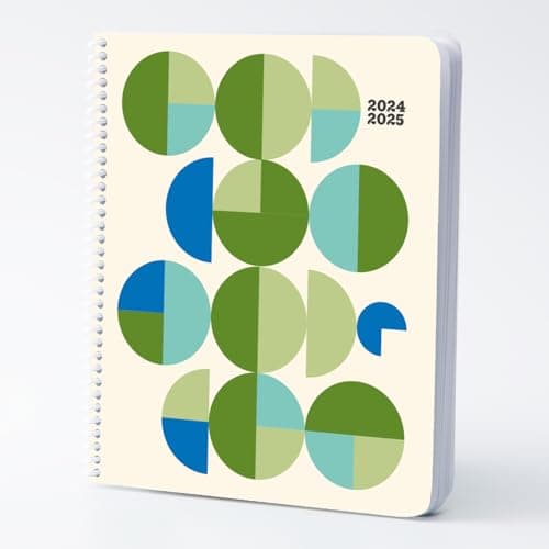 College Planner 2024-2025 for Students (Cream, Pink & Sea Foam)