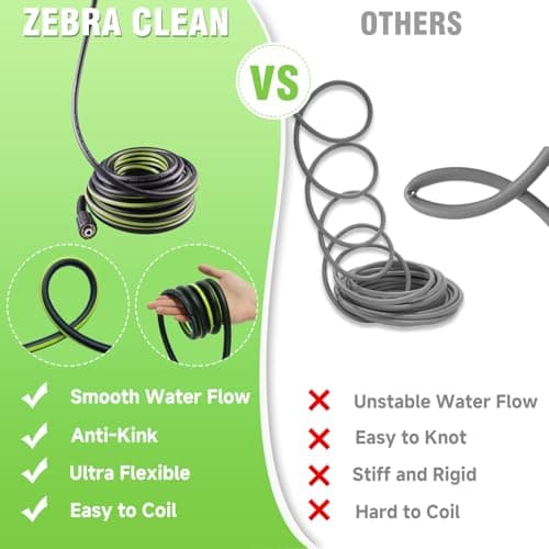 3600 PSI Kink Resistant 50 FT Power Washer Hose for Universal Electric Washers