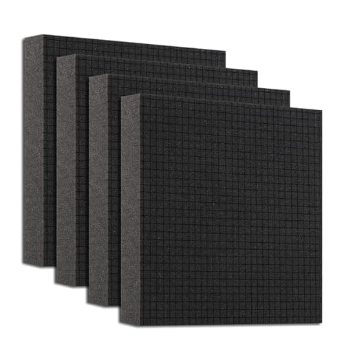 Pre-Cubed Pick & Pluck Foam Sheets 4-Pack for Toolboxes & Storage