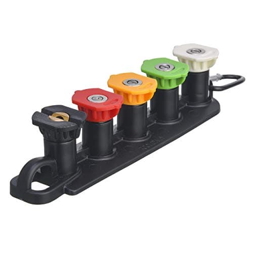 Pressure Washer Spray Nozzle Tips with Nozzle Holder, 1/4 Inch Quick Connect