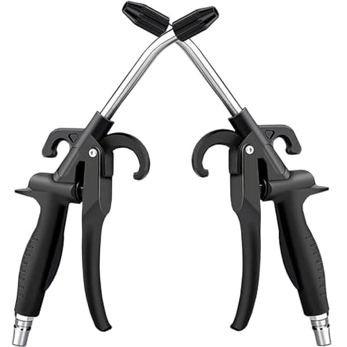 Black Air Blower Gun 2-Pack High Volume Pneumatic Dust Removal Tool