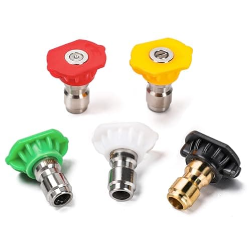 High-Pressure Washer Nozzle Tips Set, 4000 PSI, Quick Connect