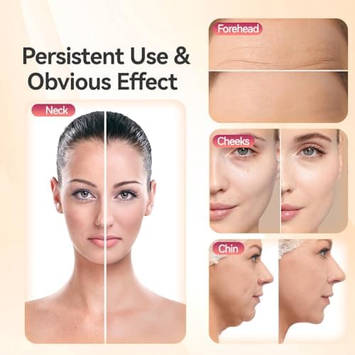 Red-Light-Therapy Facial Massager with 7 Color Modes for Skin Care & Face Sculpting