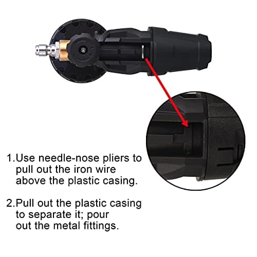 Power Washer Foam Cannon 1/4 Inch Quick Connect
| Power Washer Foam Cannon 5 Nozzles
| Power Washer Foam Cannon 1 Liter Capacity