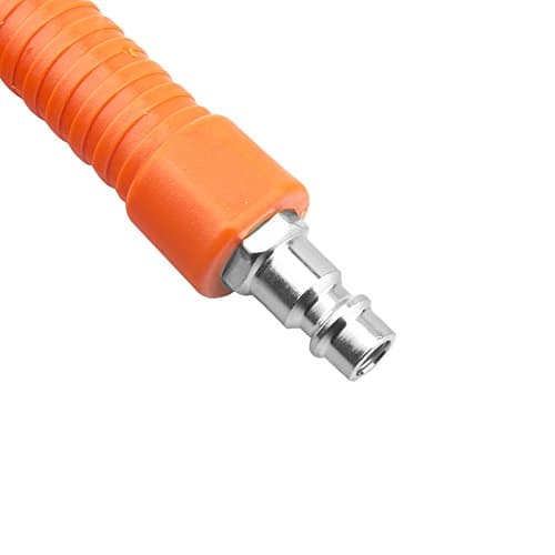 Angled Orange Air Blow Gun with Pistol Grip