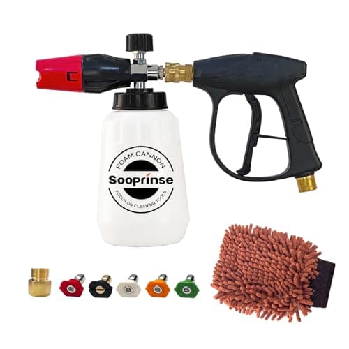 Foam Cannon Kit with Pressure Washer, 1 L Snow Foam Lance, 4000 PSI