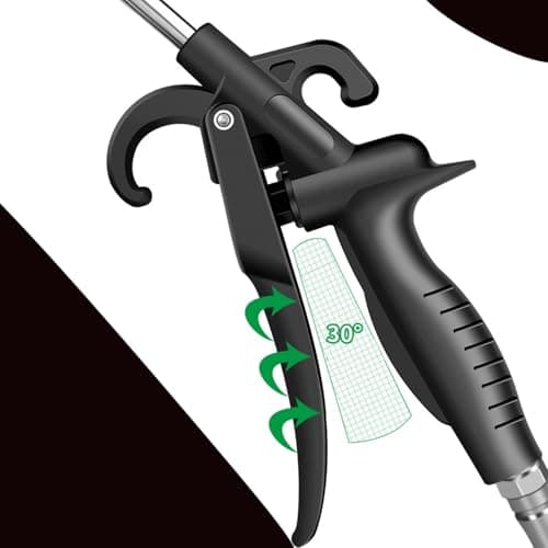 Black Air Blower Gun 2-Pack High Volume Pneumatic Dust Removal Tool