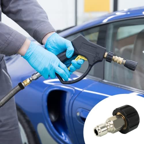 4-Pack 5000 PSI Pressure Washer Quick Connect Kit, M22 14mm to 3/8"