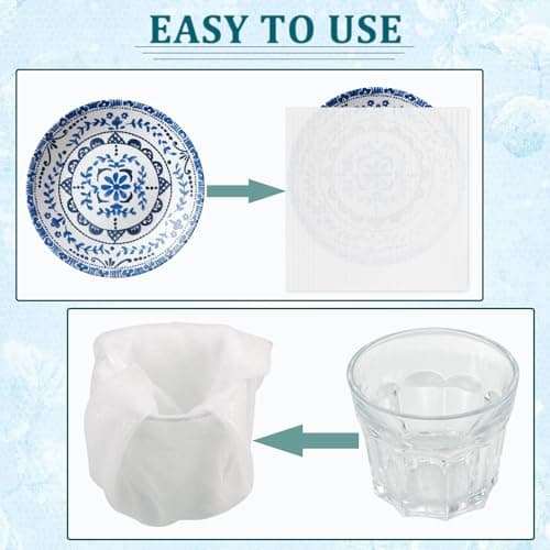Cushion Foam Wrap Pouches for Protecting Mugs, Cups, Glasses and Dishes - Ideal for Moving and Storage