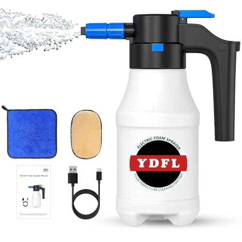 2L Electric Foam Sprayer with USB Charge for Home, Garden, and Car Cleaning