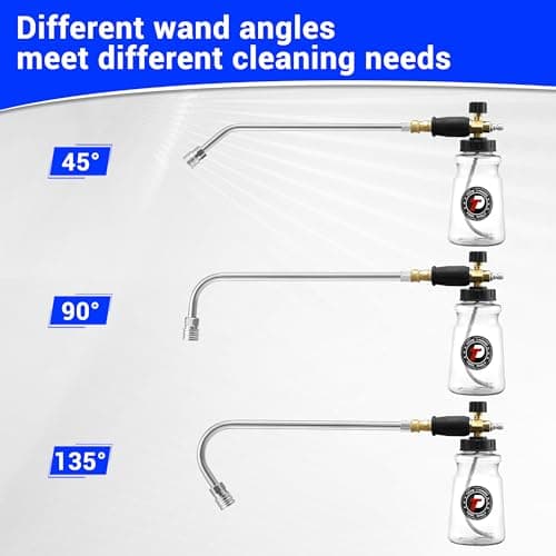Tool Daily Pressure Washer Gun with Quick Connect, Foam Cannon & 3 Extension Wands, 16 Inch
