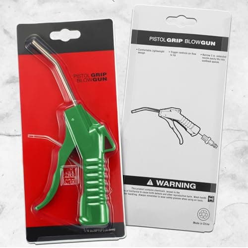 Honoson 8-Piece Power Air Nozzle Blower Gun Kit for Mechanics (Green)