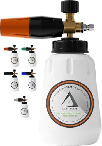 Professional Car Foam Blaster, Heavy Duty 1L Green, Wide Neck & Adjustable Spray