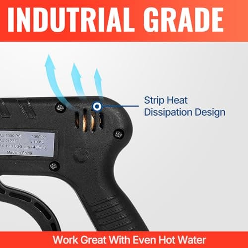 YAMATIC 5000 PSI Pressure Washer Stubby Handle Gun with Quick Connect