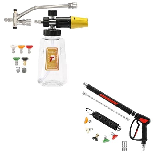 Tool Daily Pressure Washer with Foam Cannon and Dual-ConnectorAccessory