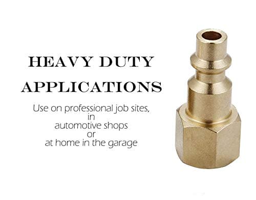 Industrial Air Compressor Quick-Connect FNPT Female Plug Kit