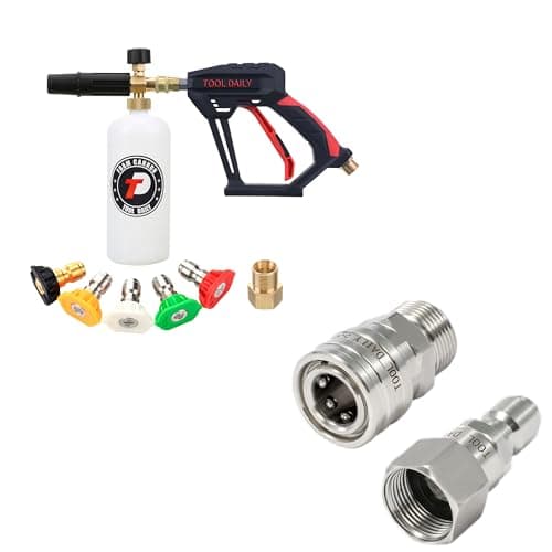 Pressure Washer Gun with Foam Cannon and Adapter Set