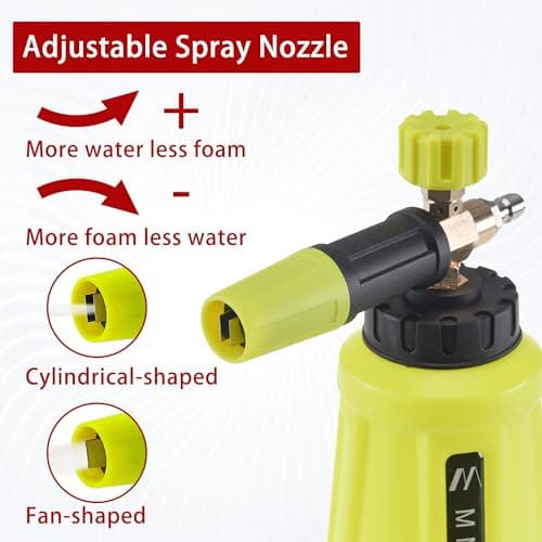 M MINGLE High Pressure Washer Gun 4000 PSI Snow Foam Lance Kit