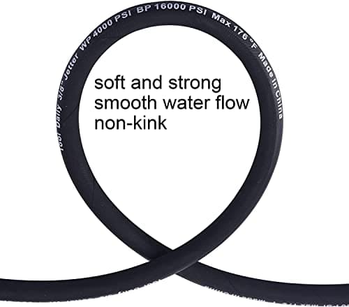 Tool Daily Pressure Washer 8 FT Whip Hose with Swivel Reel Connector