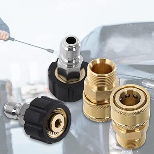 Tool Daily Pressure Washer M22 Adapter Set, 5000 PSI, 4 Pcs