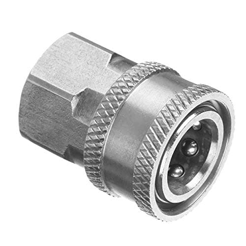 Pressure Washer Adapter Set, 3/8 Inch Quick Connect Kit, Female Fitting, Stainless Steel, 5000 PSI
