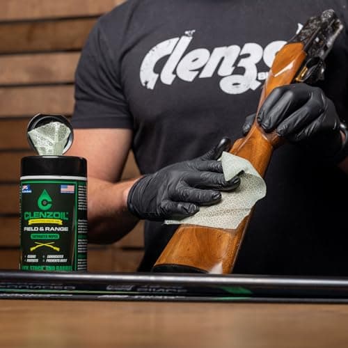 Clenzoil Field & Range CLP Pre-Saturated Gun Cleaning Wipes - 75 Pack