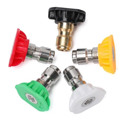 High-Pressure Washer Nozzle Tips Set, 4000 PSI, Quick Connect